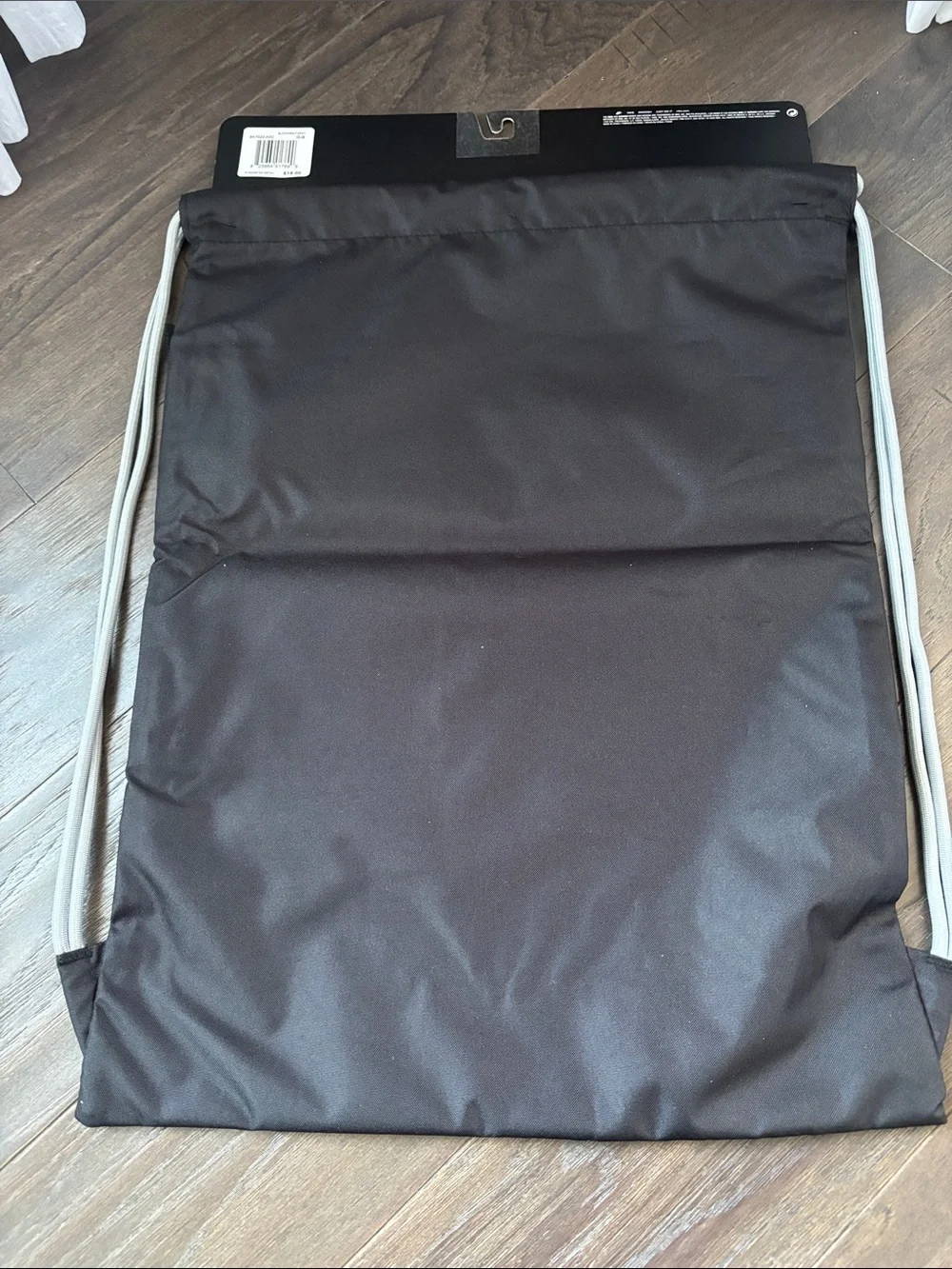 Nike Level Up Jersey Gym Sack,zipper side pocket,drawcord shoulder straps,light